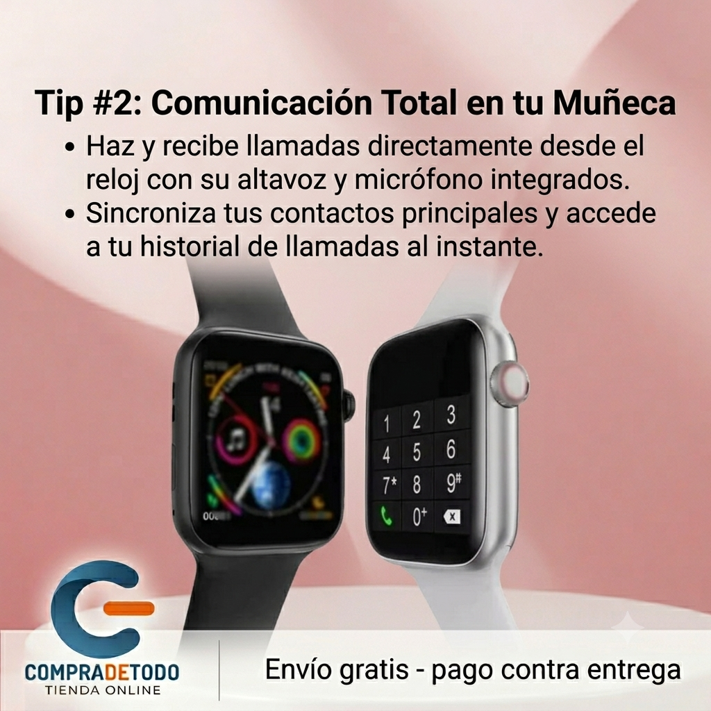Reloj T500 Smartwatch Doble Pulso