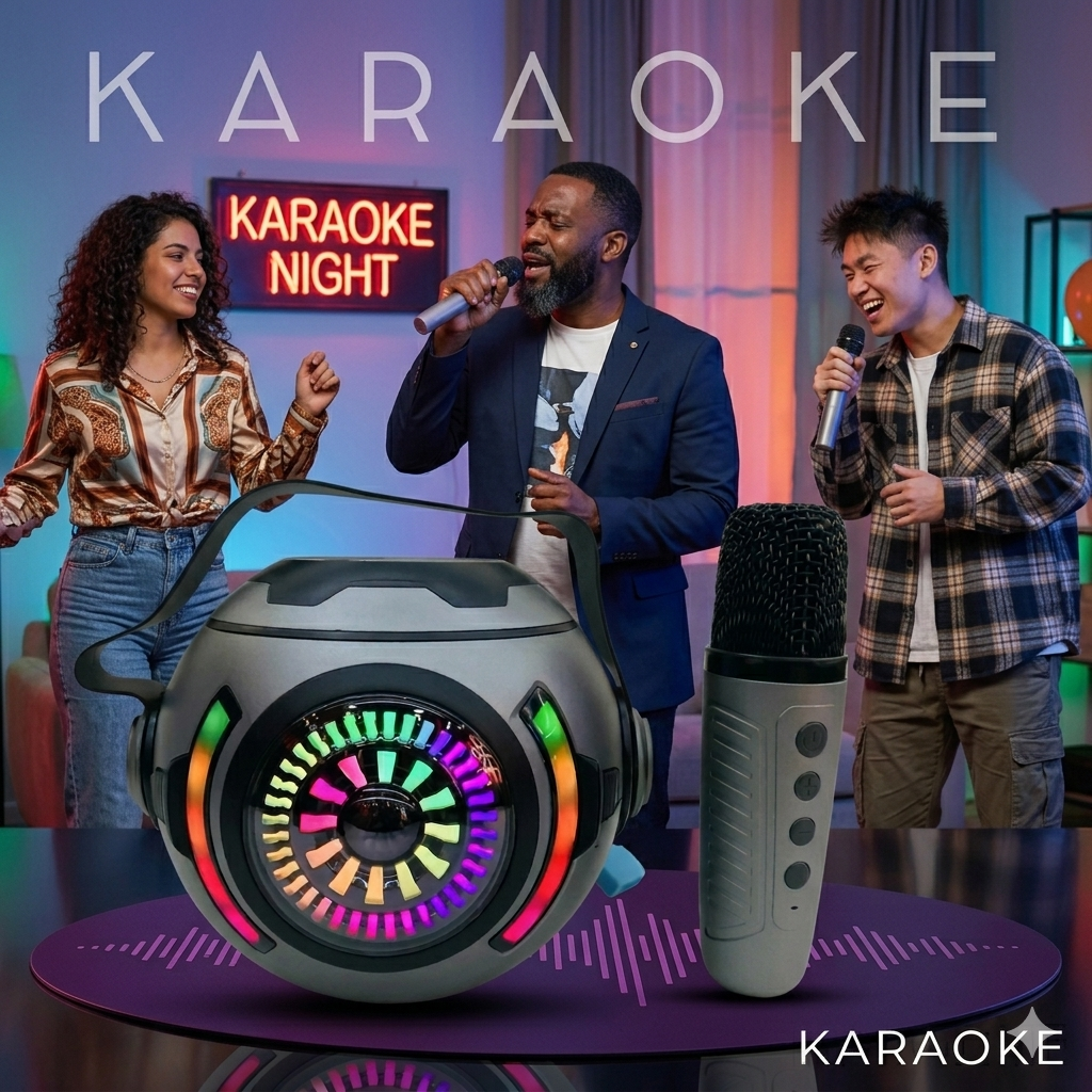 Mini Parlante Con Karaoke  KM-V33 FX